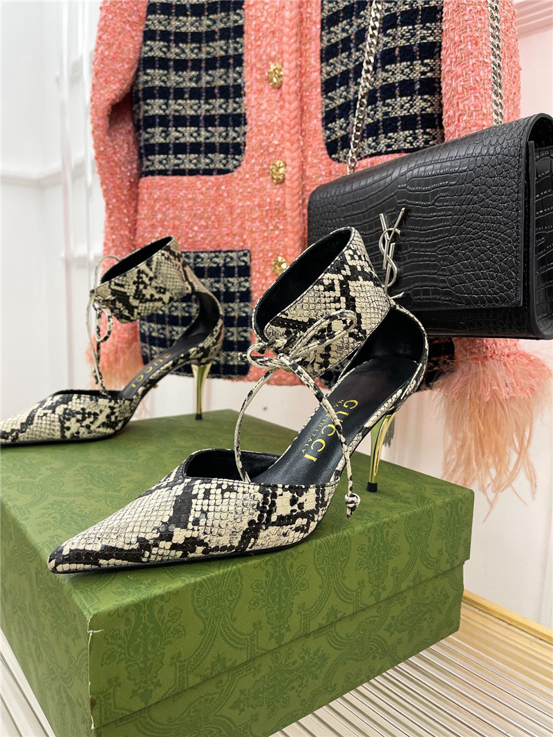 gucci metal heel pointed sandals - Sneaker Replica Workshop