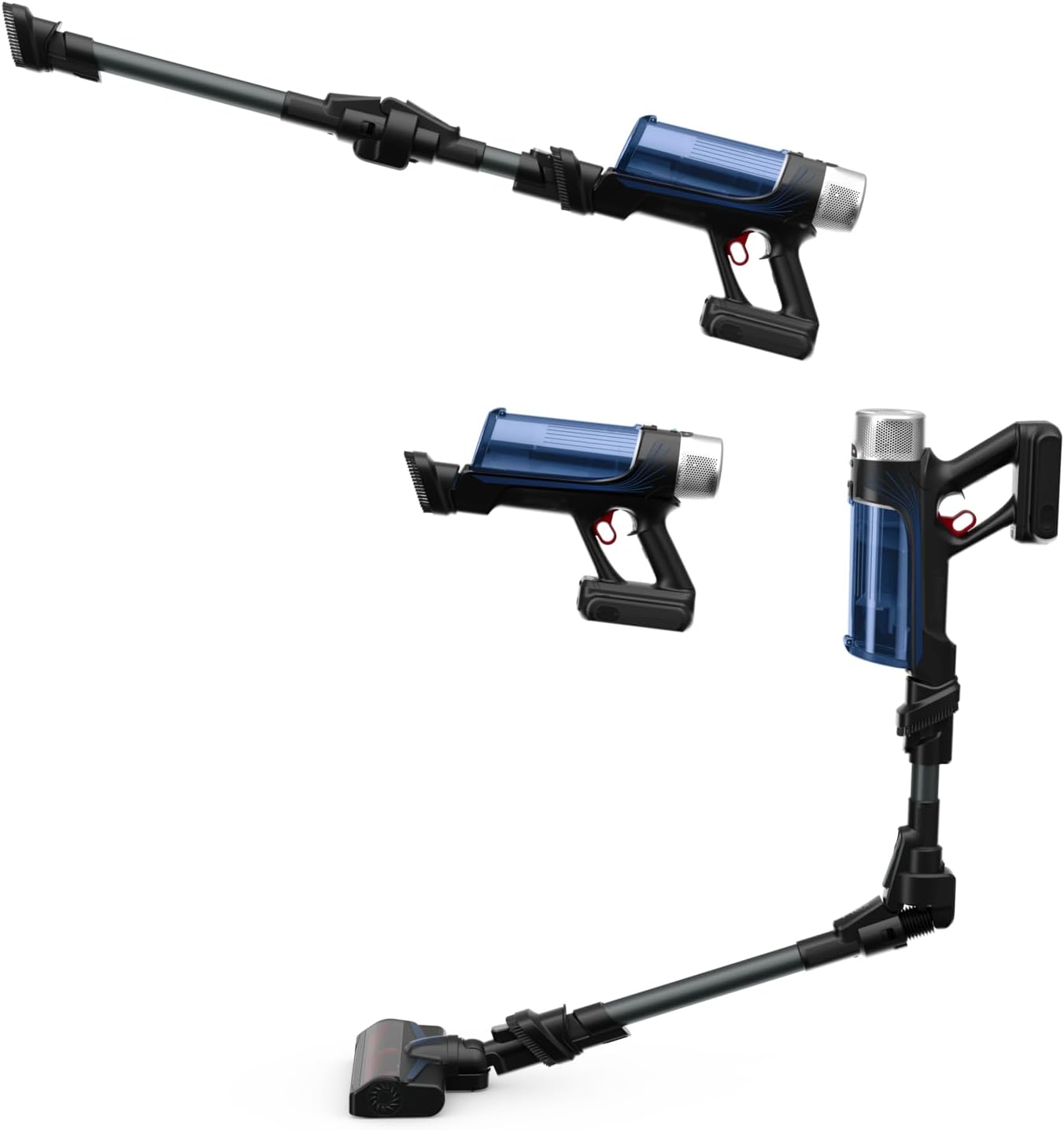 Rowenta Xforce Flex 9.60 AQUA, Aspirapolvere Senza Fili Lava e Aspira, Potente, batteria fino a 45min di autonomia, Tecnologia Flex, Regolazione Automatica a Potenza, Smart Display, RH20C2