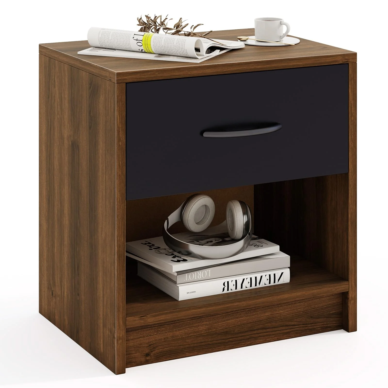 BEFOUNDLOVELY Nightstand with Drawer（1/2）
