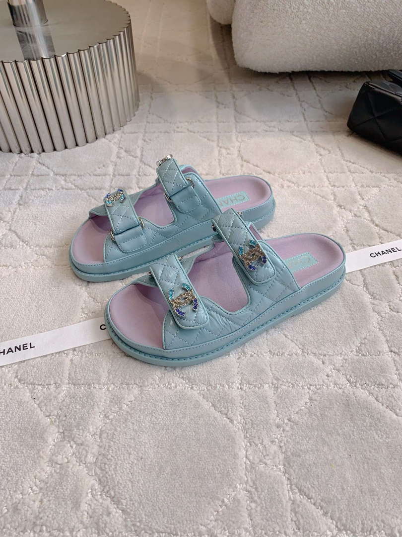 Chanel Women's Velcro Sandals Fashion Shoes C93421 - Sneaker Replica Workshop