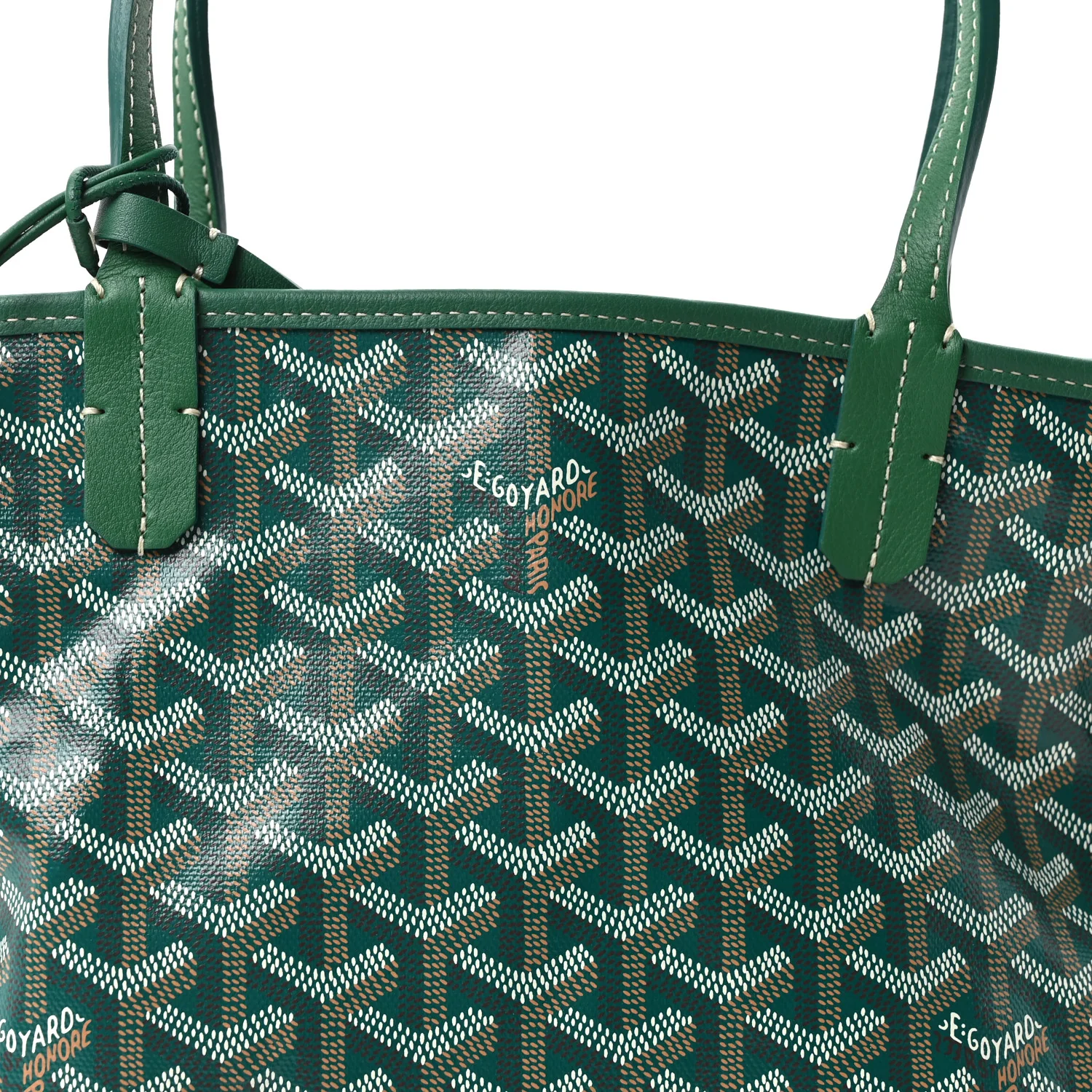 Goyardine Reversible Mini Anjou Green - Top Club
