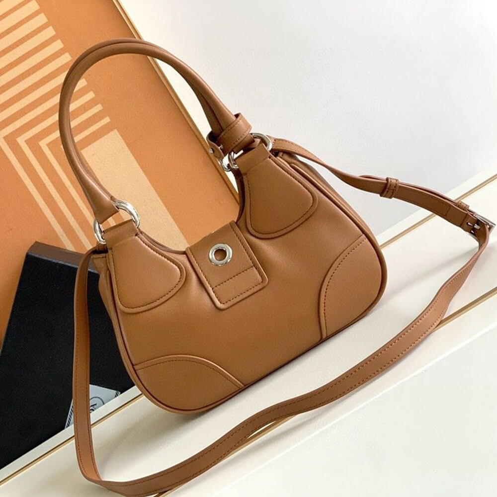 Prada Moon padded nappa-leather bag - Top Club