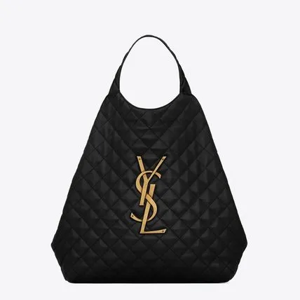 Y Icare Maxi Shopping Bag - Black - Top Club