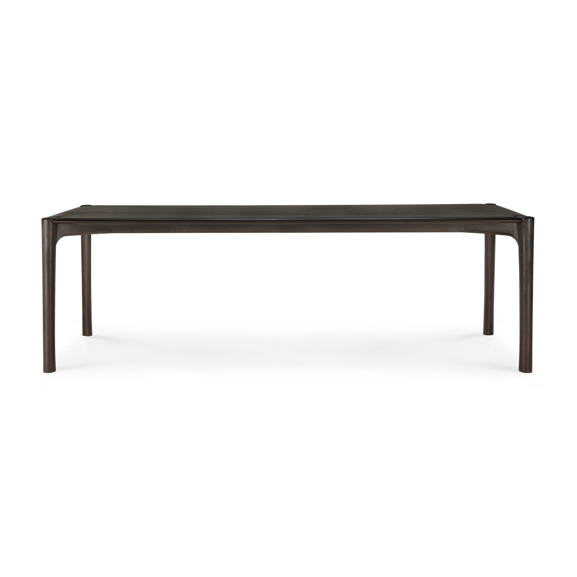 Eettafel PI teak donkerbruin gelakt 240x100 cm