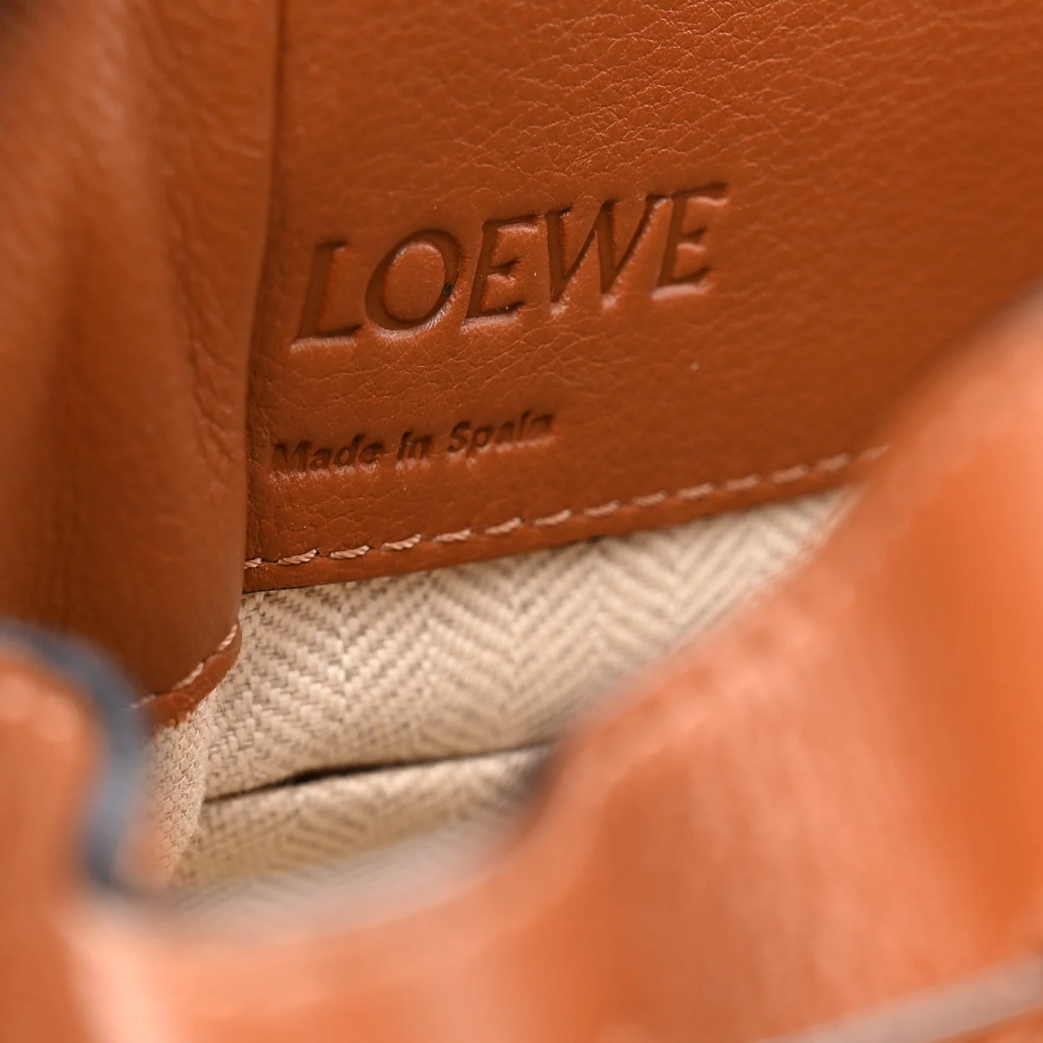 Calfskin Mini Hammock Shoulder Bag Tan - Top Club