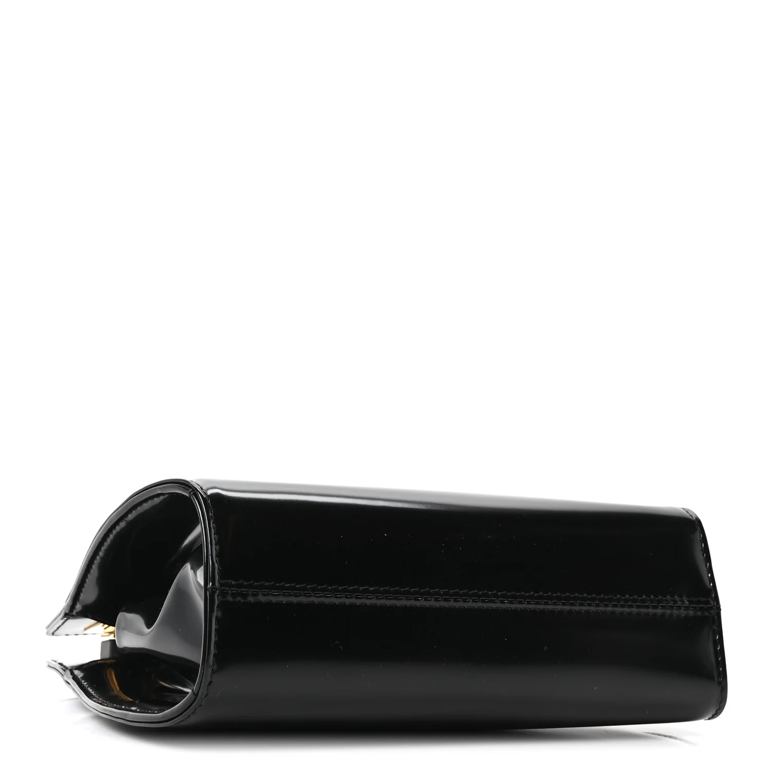 Brushed Calfskin Mini Wanda Top Handle Bag Black - Top Club