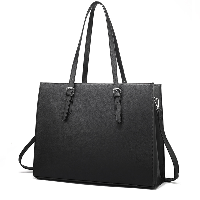 Versatile Commuting Laptop Bag for European and American Women, Shoulder and Crossbody Tote Bag with a High-End Feel and Large Capacity
