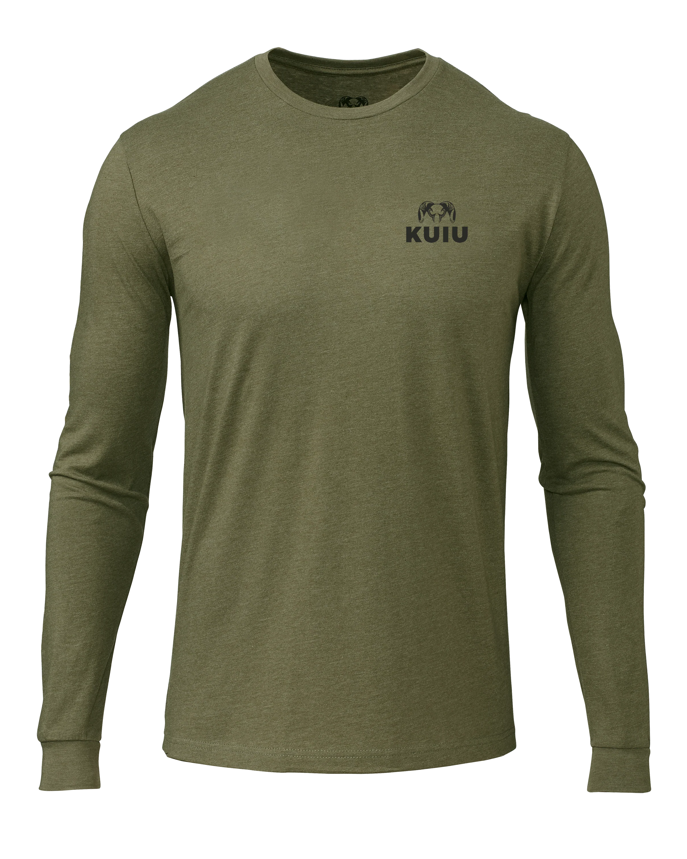 KUIU Logo Long Sleeve T-Shirt | Military Green