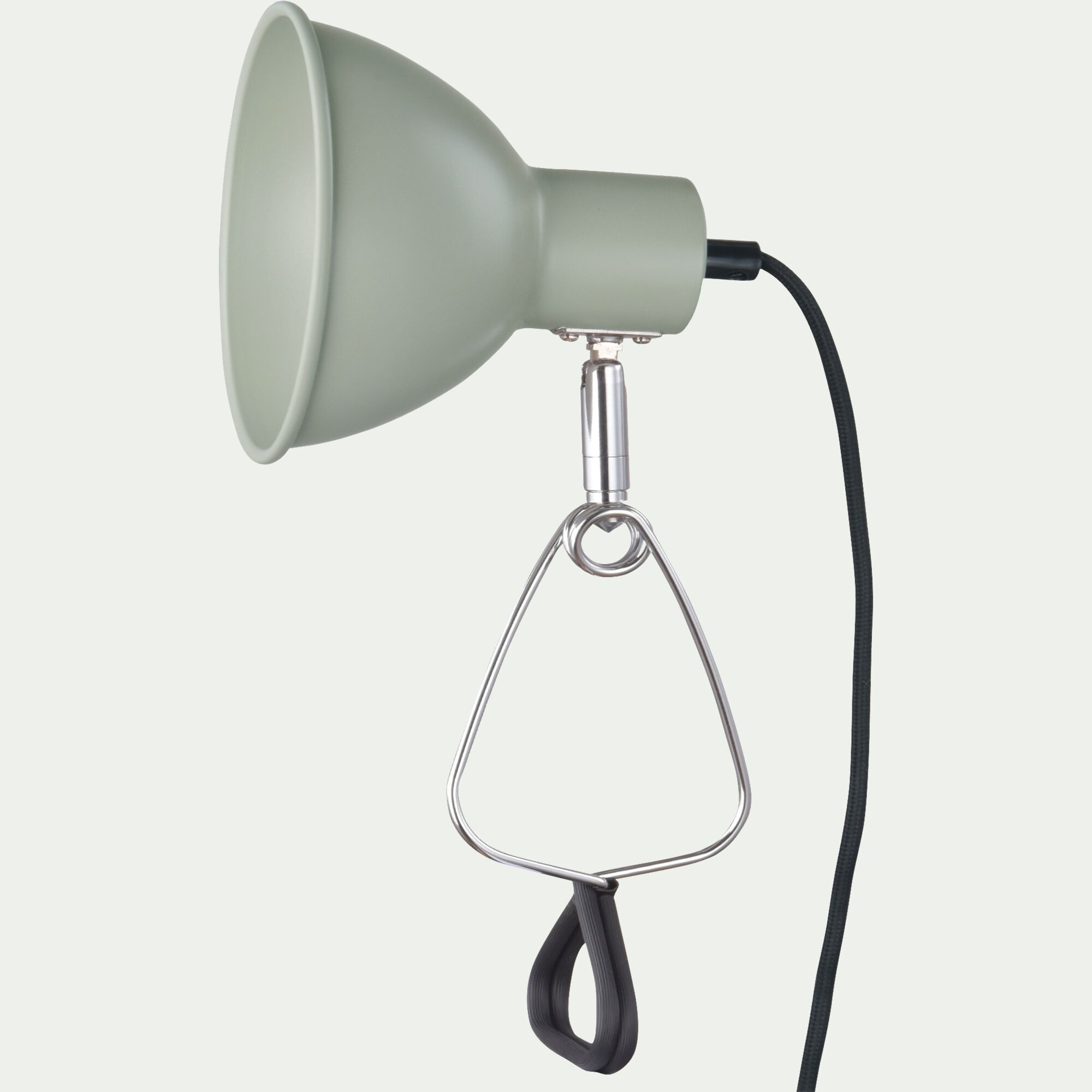 LONEA - Lampe de bureau à clipser en acier H31cm - vert