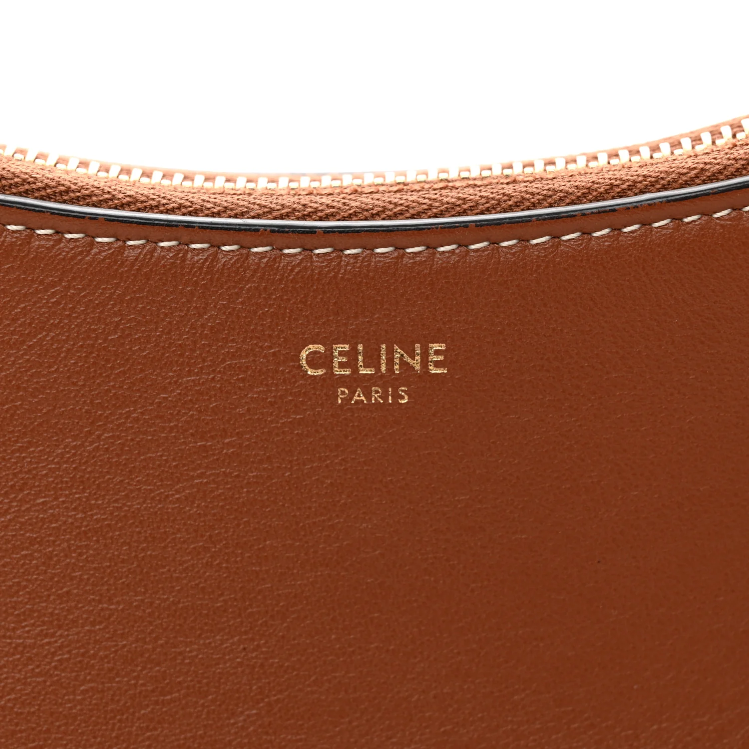 Smooth Calfskin Medium Strap Ava Shoulder Bag Tan - Top Club