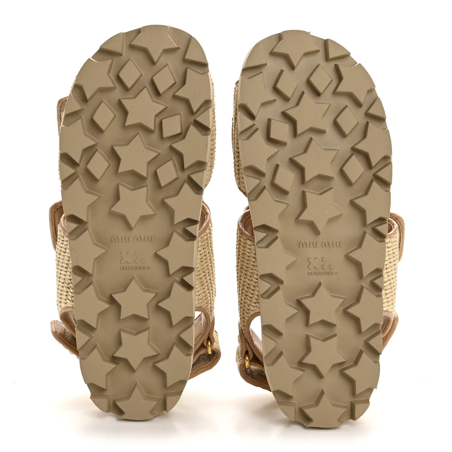 Raffia Sporty Sandals 38 Naturale - Top Club