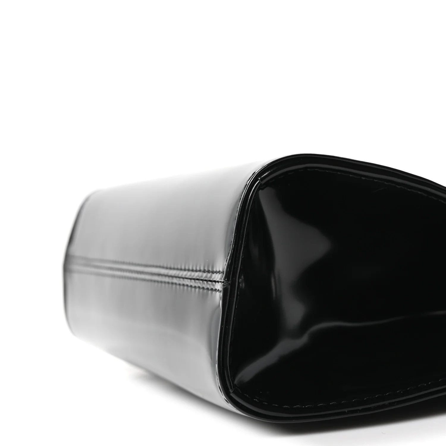 Brushed Calfskin Mini Wanda Top Handle Bag Black - Top Club