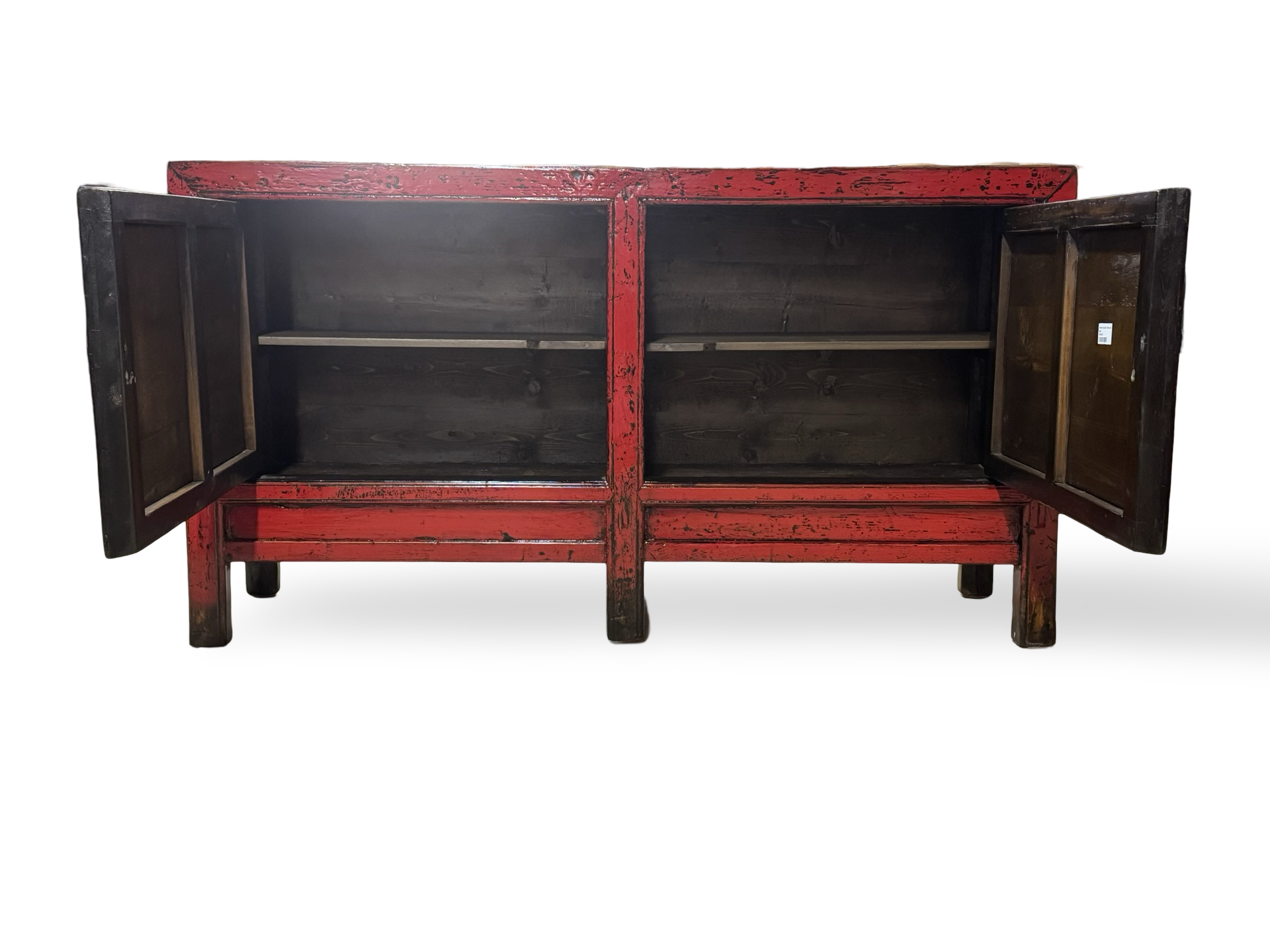 Dressoir rood 2-deurs lak unieke Dressoir rood 2deur lak unieke