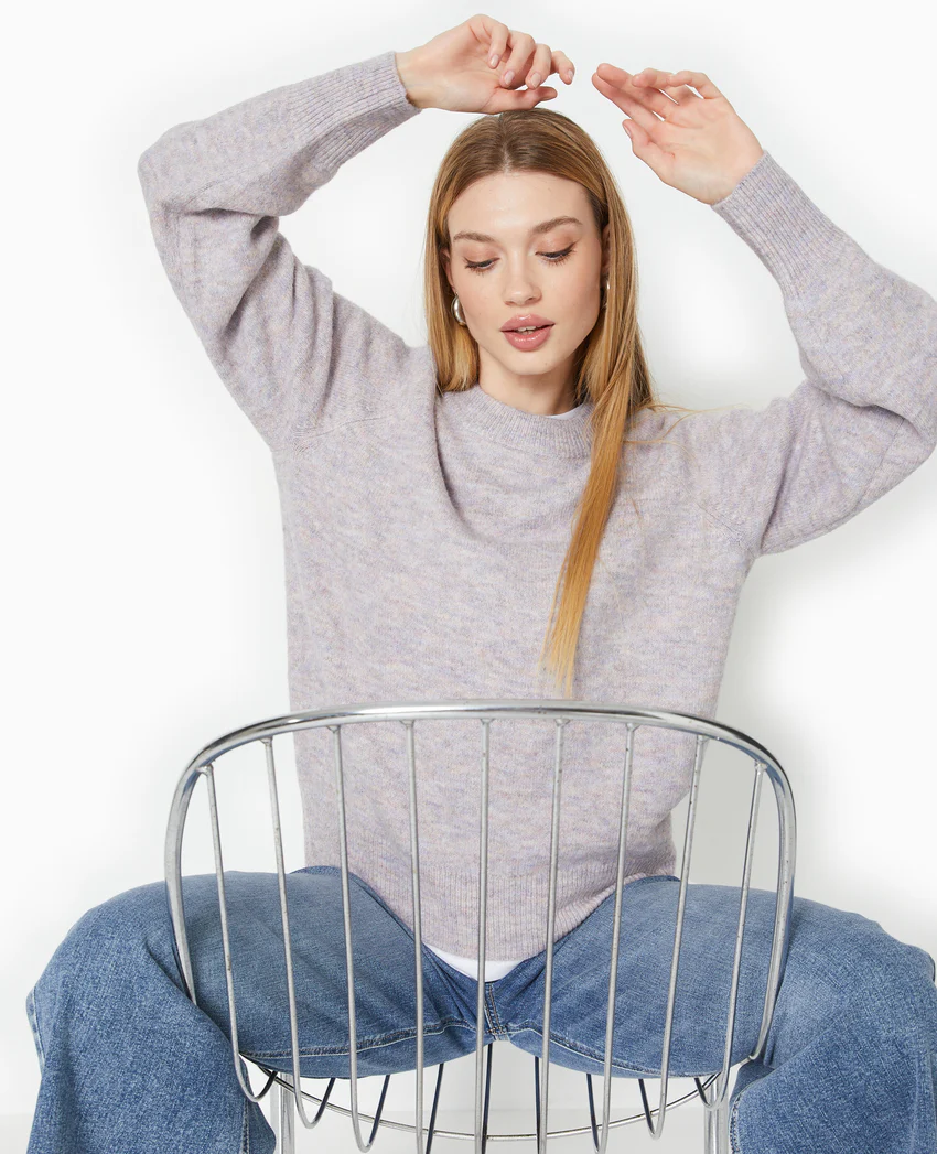Pimkie Pull oversize col rond manches raglans