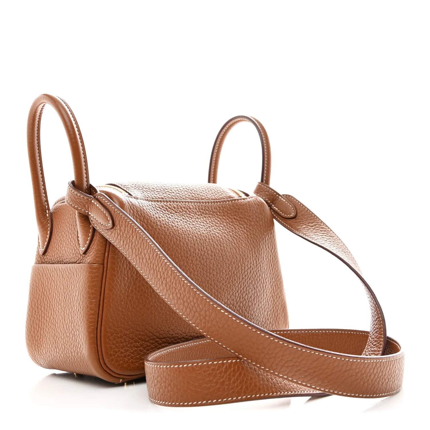 Taurillon Clemence Mini Lindy 20 Gold - Top Club
