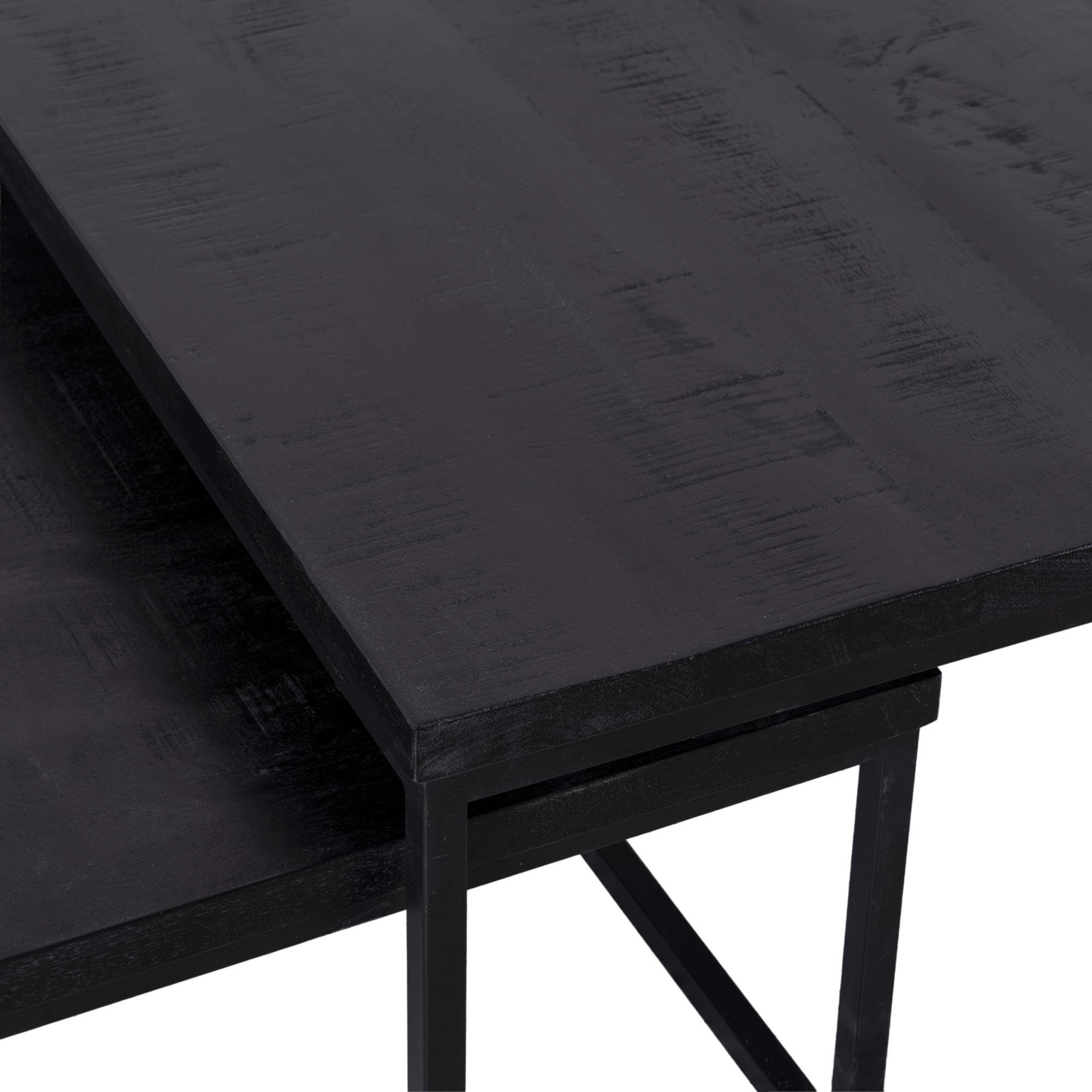 Salontafel Bram zwart - set van 2