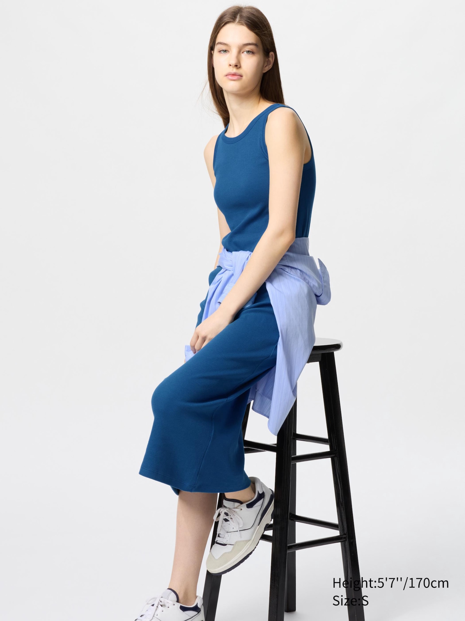 Ribbed Bra Sleeveless Dress