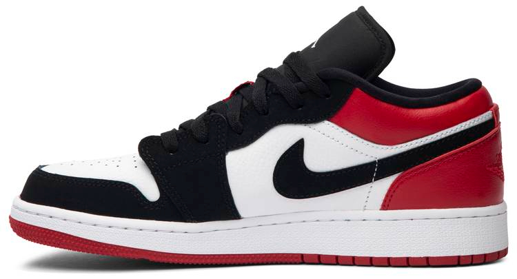 Air Jordan 1 Low GS  Black Toe  553560-116 - Sneaker Replica Workshop