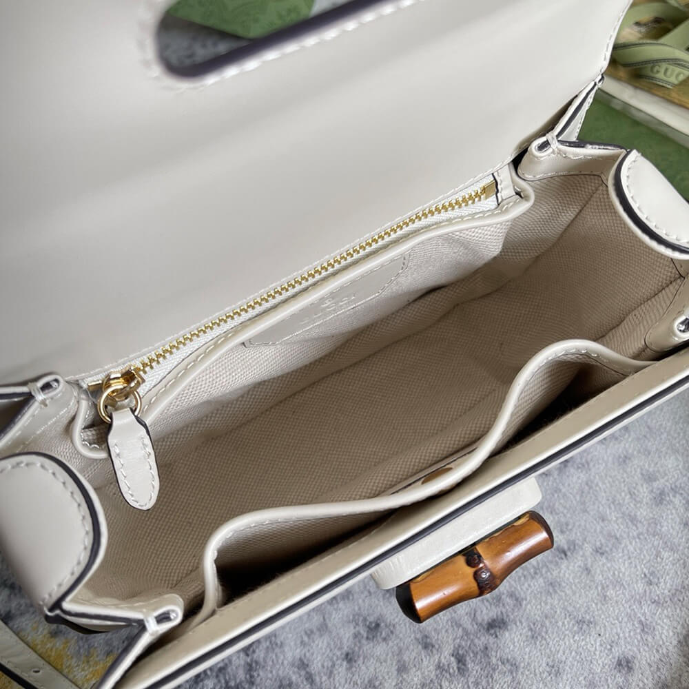 GUCCI BAMBOO 1947 JUMBO GG SMALL TOP HANDLE BAG - Top Club