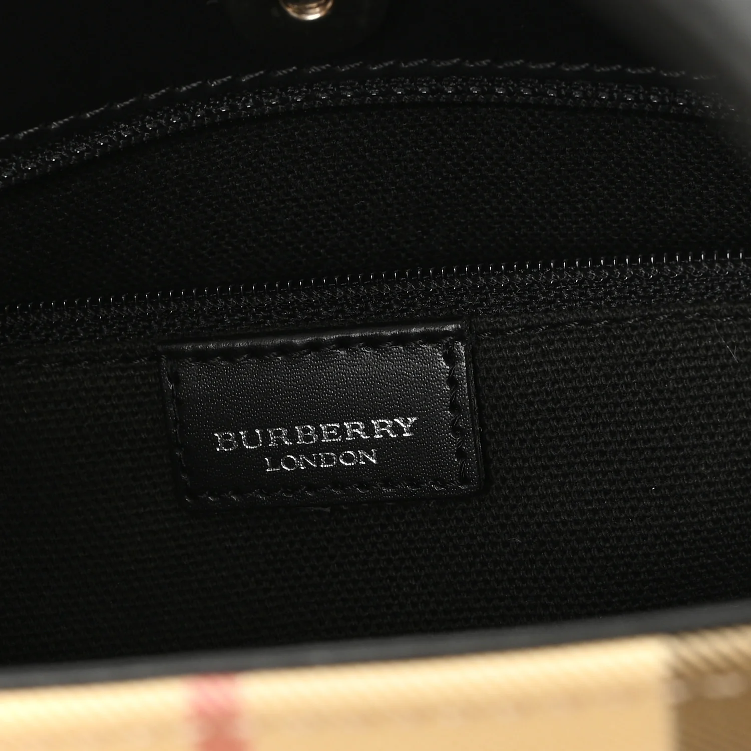 House Check Regent Tote Black - Top Club