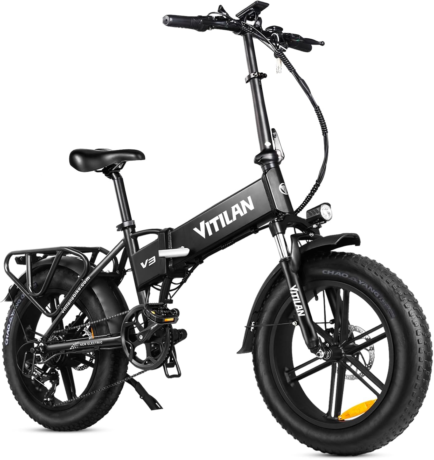 V3 Bici Elettrica Pieghevole Adulti - 48V 13Ah Batteria Rimovibile, 20