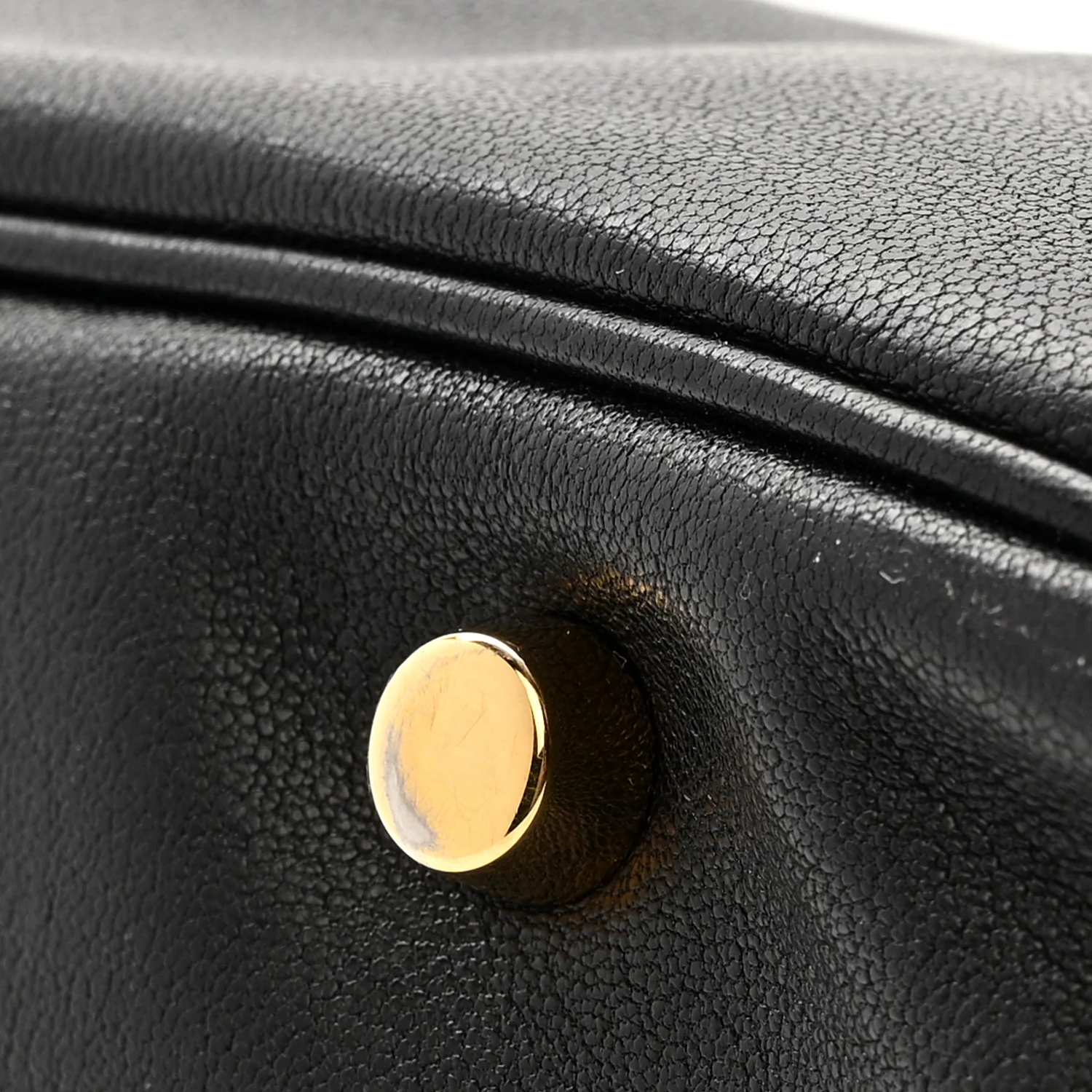 Lambskin Tag Bowling Bag Black - Top Club