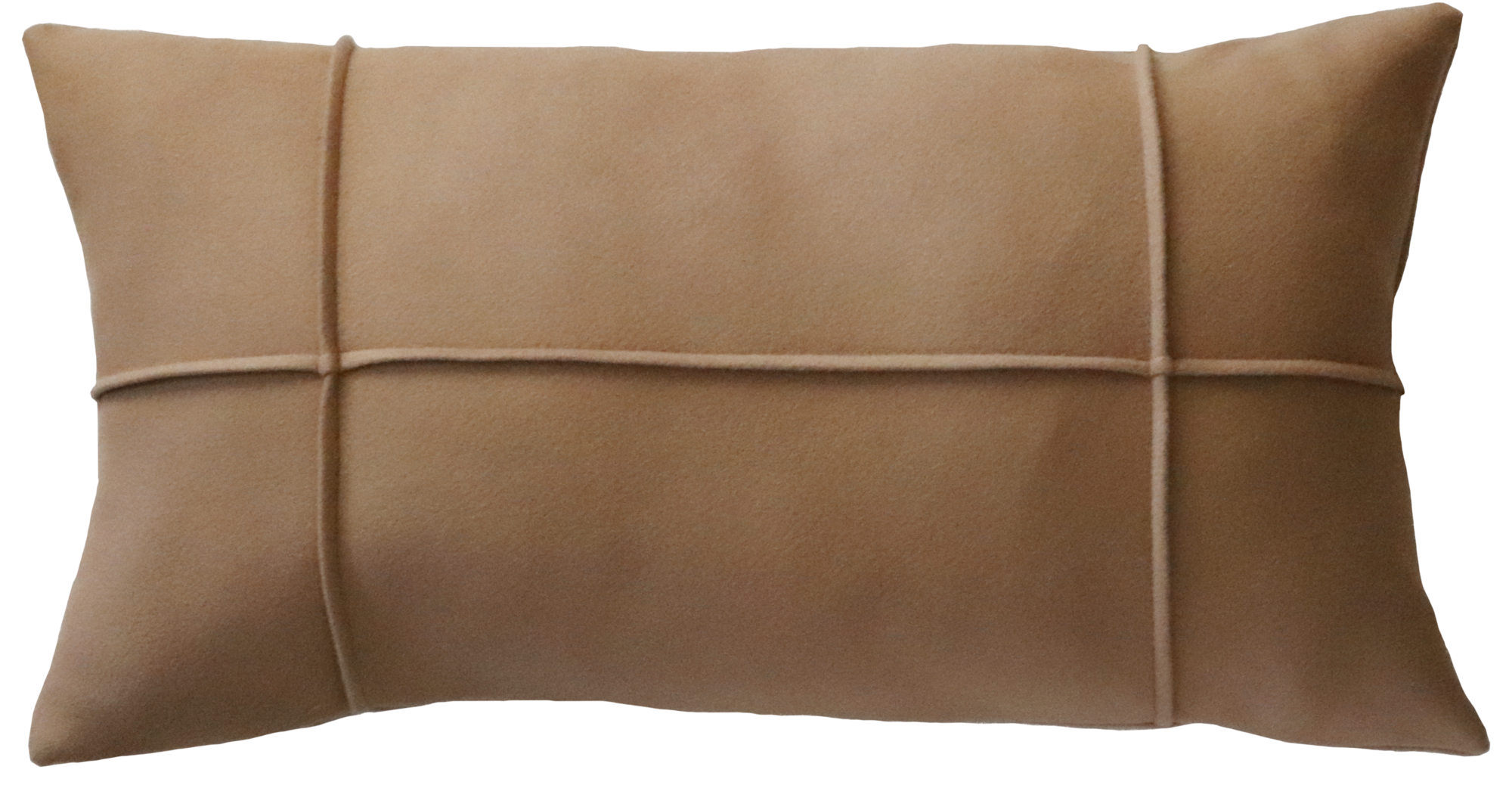 Kussen ruit camel 60x33cm