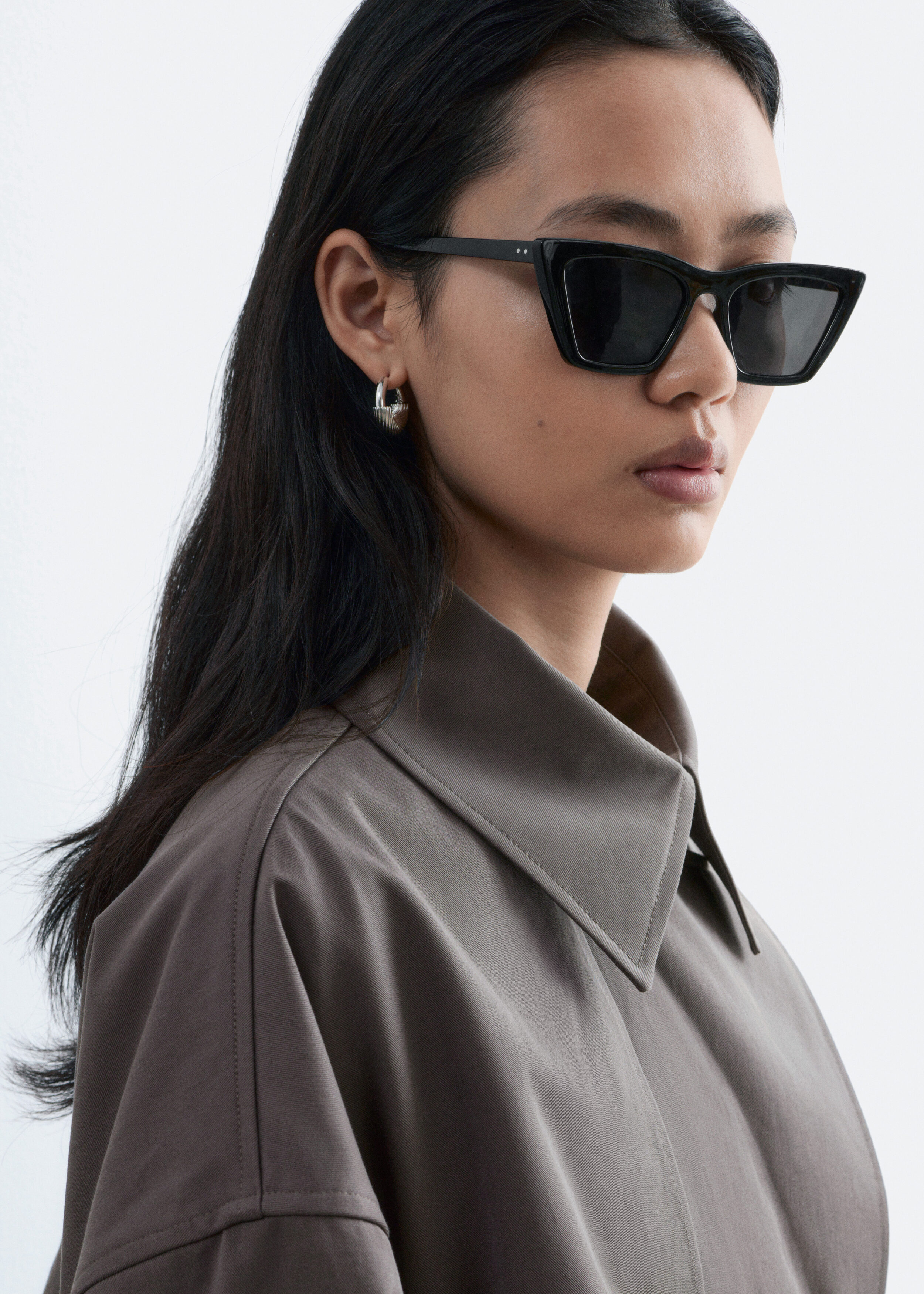 & Other Stories DOUBLE-BREASTED TRENCH COAT
