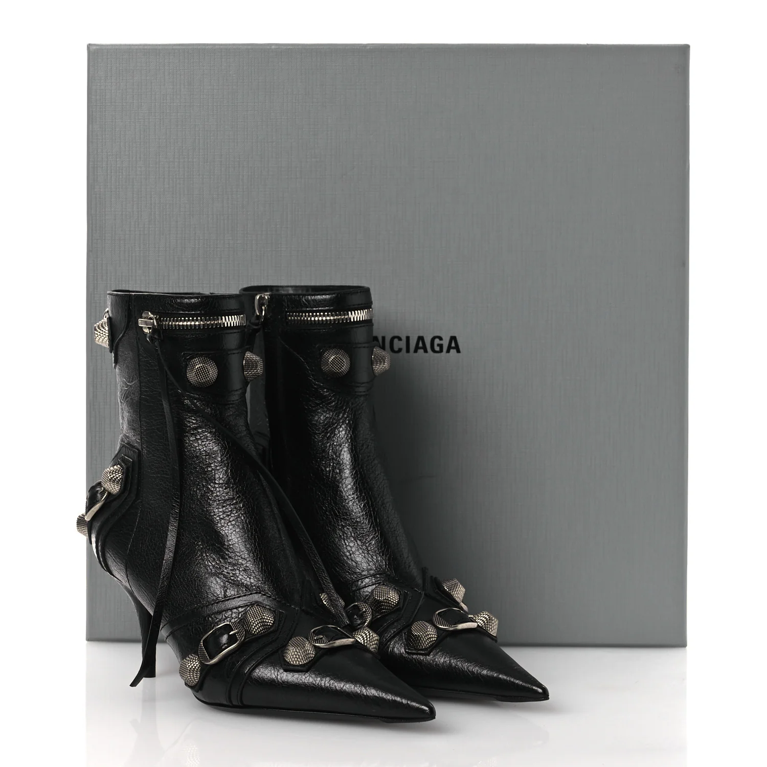 Agneau Arena Cagole 70mm Ankle Boots 36 Black - Top Club