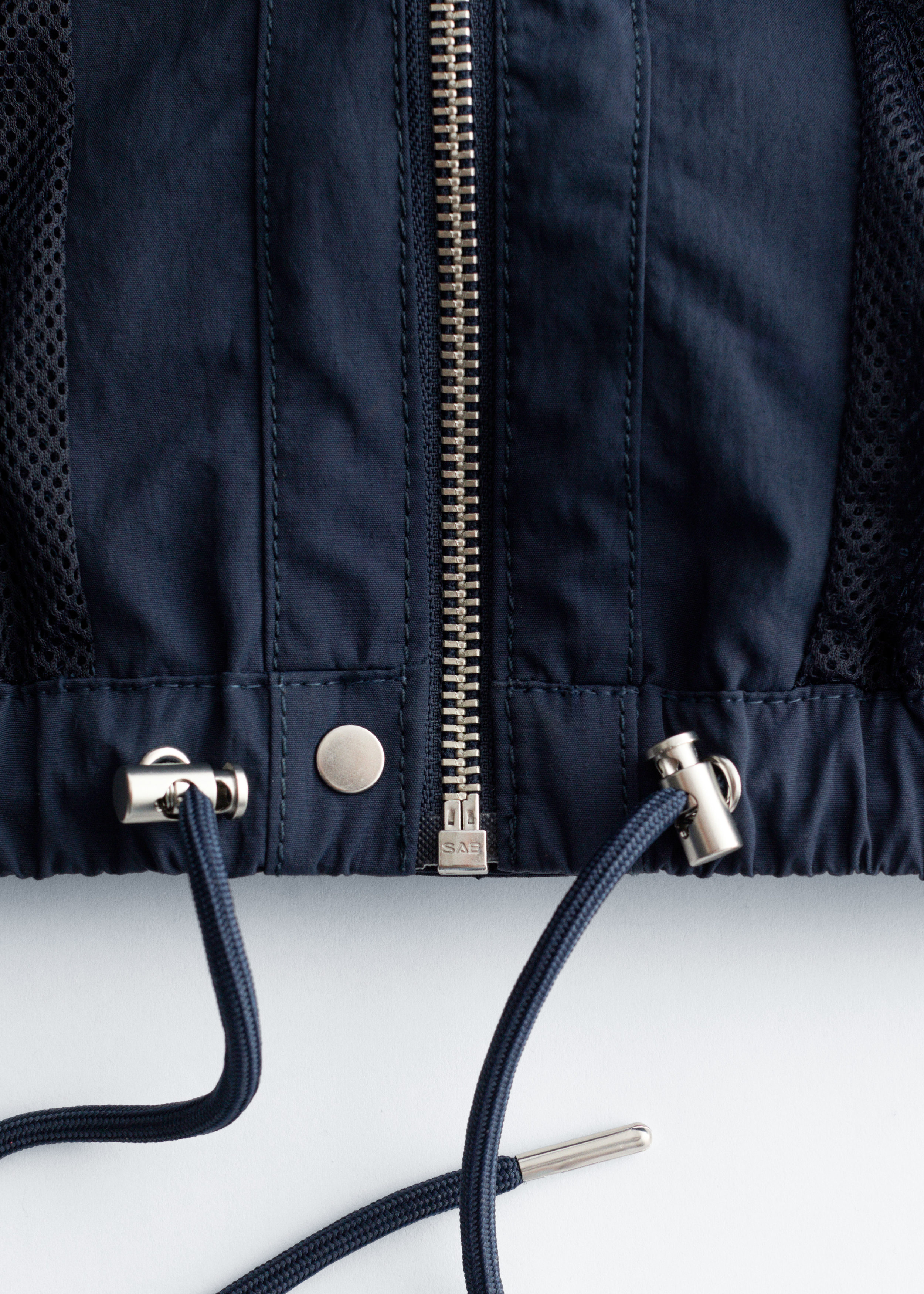 & Other Stories STAND-COLLAR DRAWSTRING JACKET