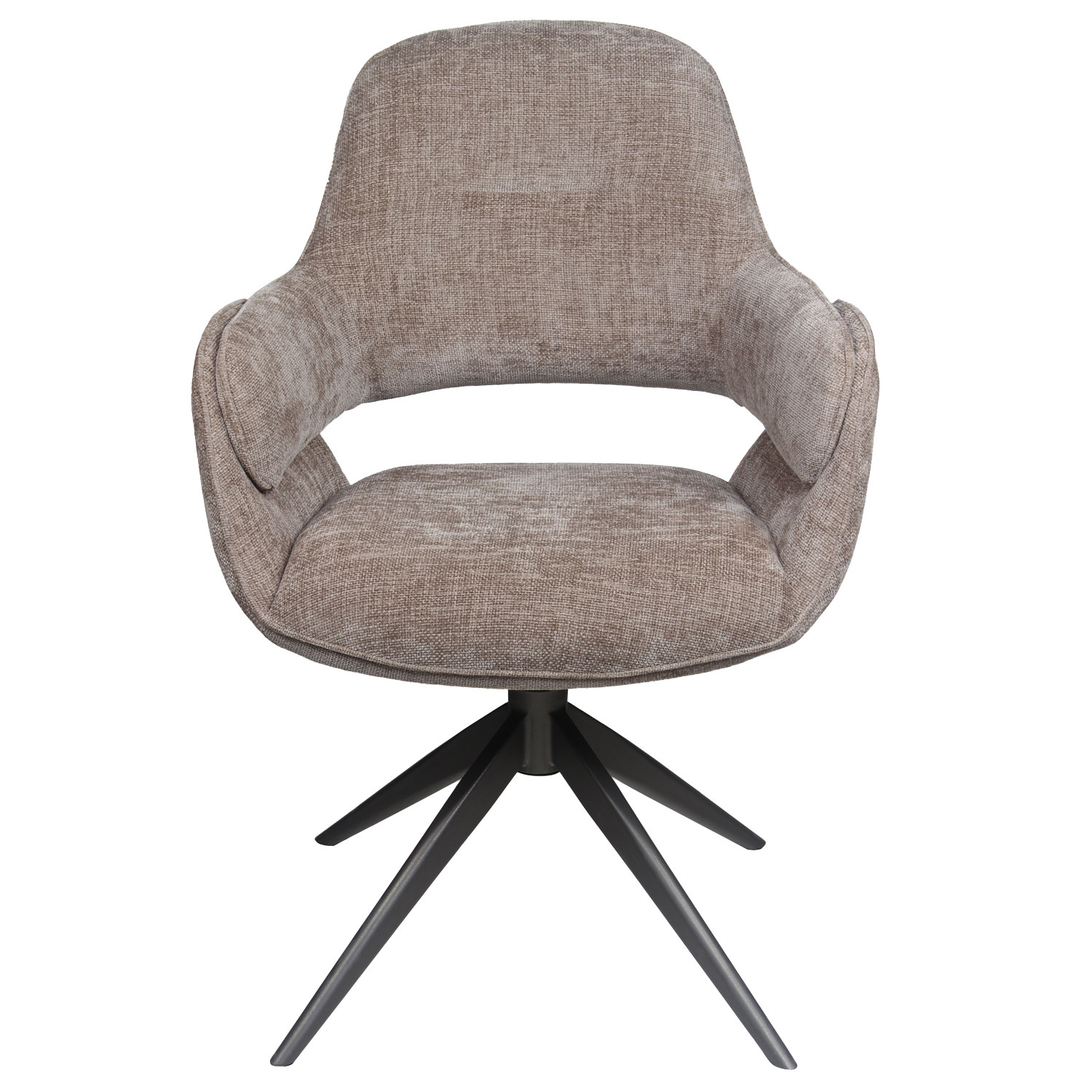 Eetkamerstoel Jill taupe 170