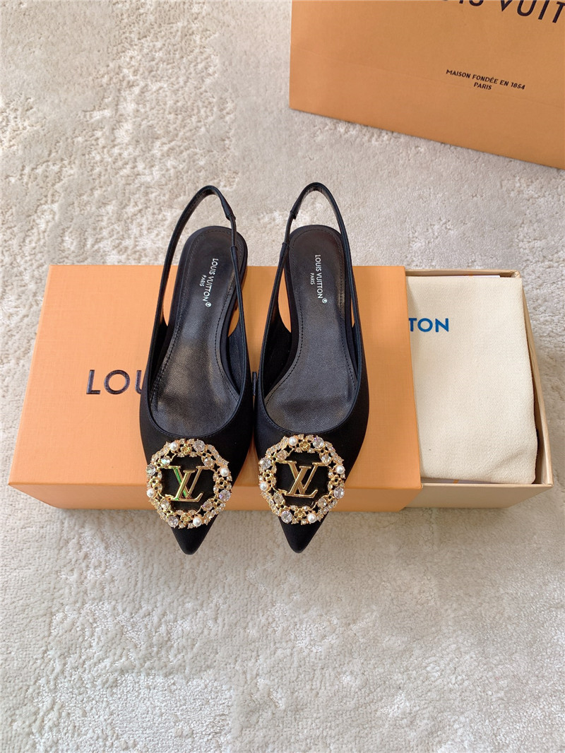 louis vuitton LV silk diamond buckle high heels - Sneaker Replica Workshop