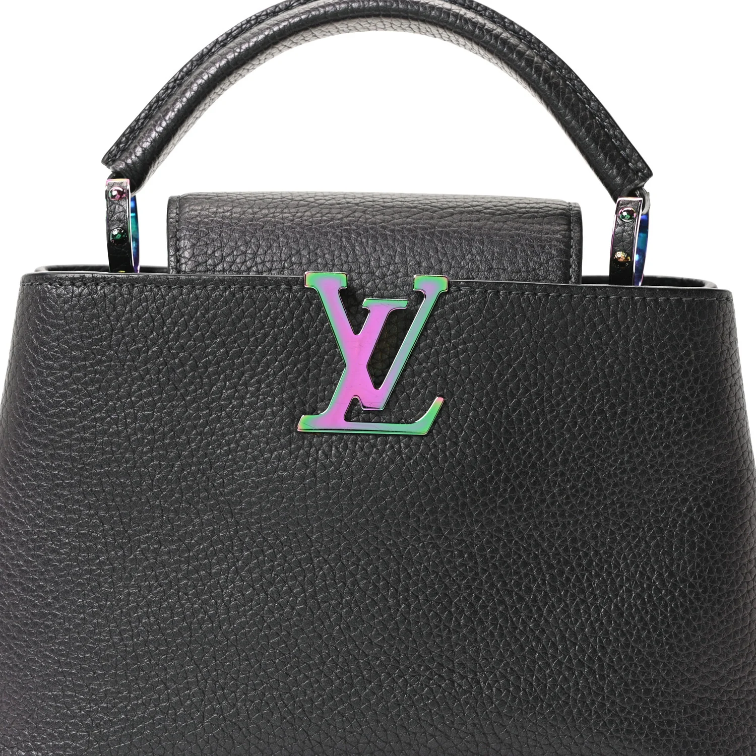Taurillon Capucines BB Scarabeo Iridescent Black - Top Club