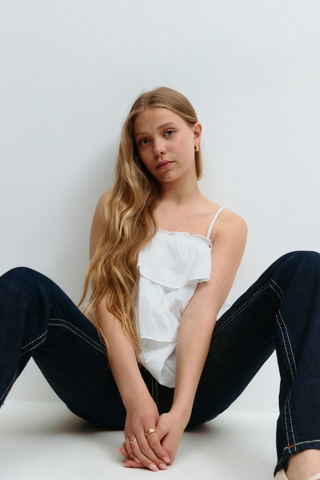 Gina Tricot y frill top