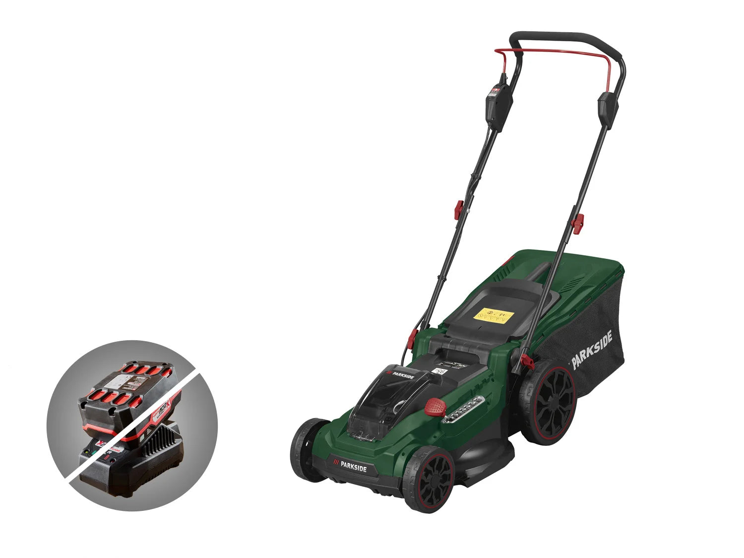 PARKSIDE 40 V cordless lawn mower PRMA 40-Li C1 without battery and charger