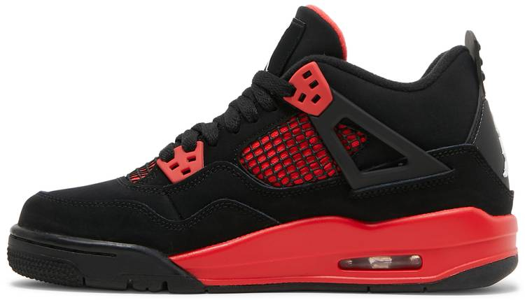 Air Jordan 4 Retro GS  Red Thunder  408452-016 Replicas - Sneaker Replica Workshop