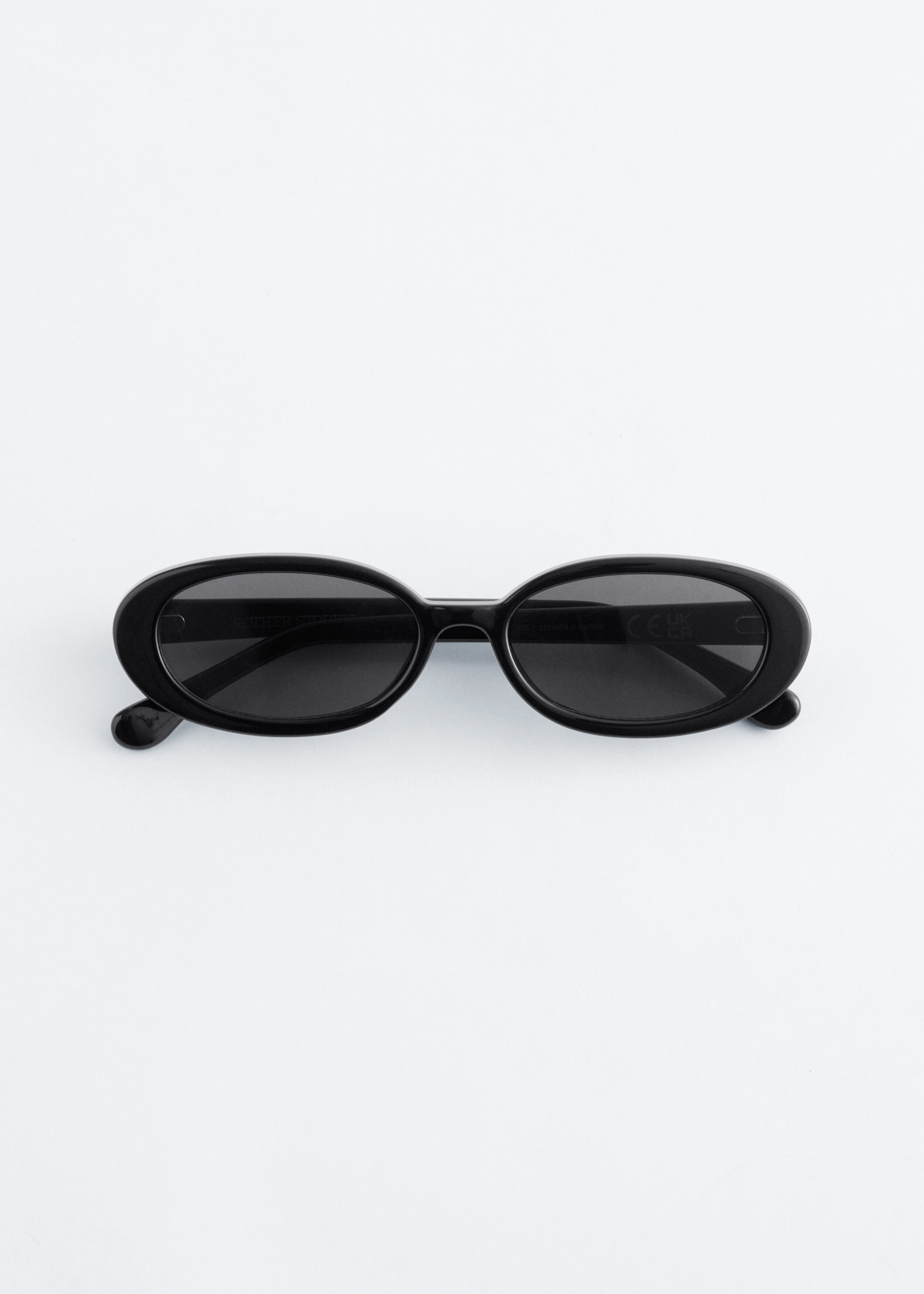 & Other Stories SLIM OVAL-FRAME SUNGLASSES