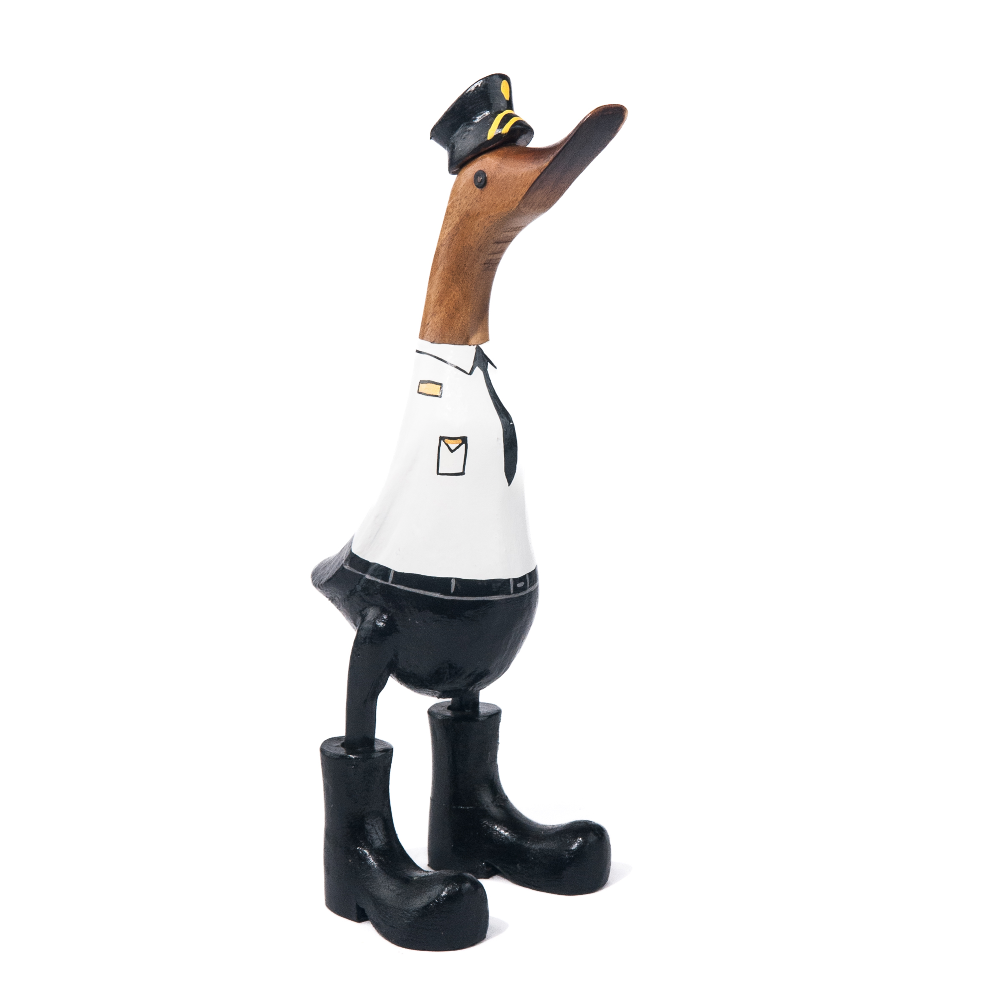 Houten eend piloot