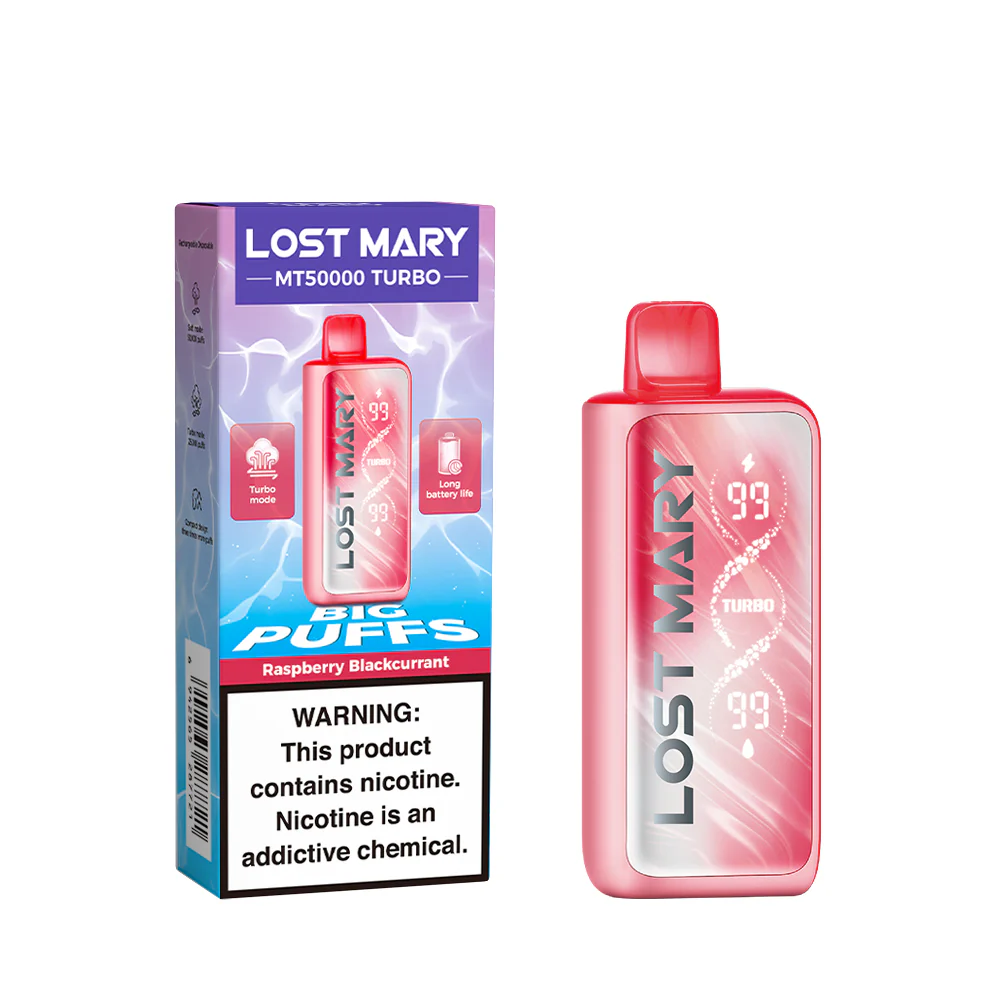 LOST MARY MT50K Turbo ładowalny jednorazowy e-papieros (wszystkie smaki)