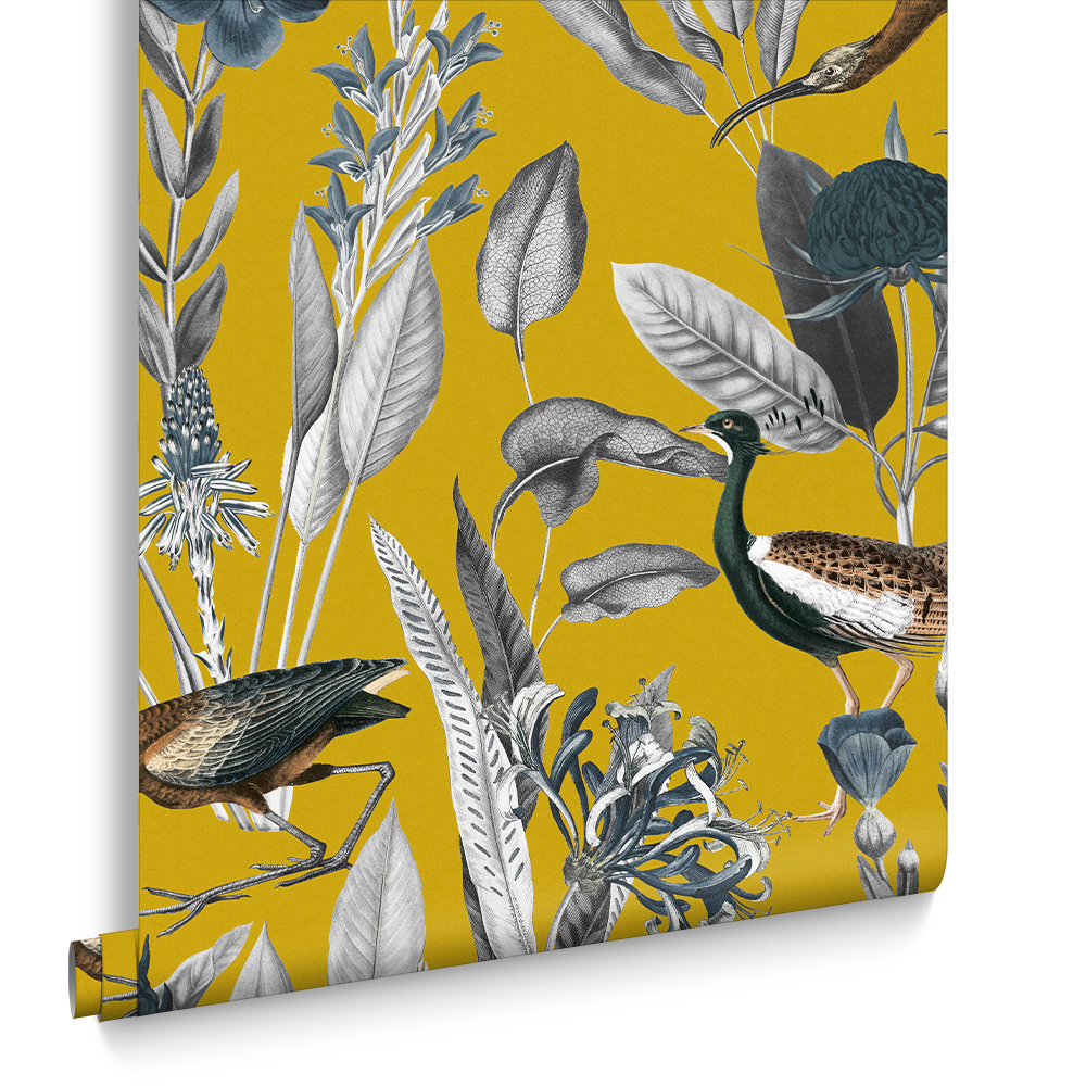 Graham & Brown  vliesbehang  Glasshouse Mustard Graham & Brown  vliesbehang  Glasshouse Mustard