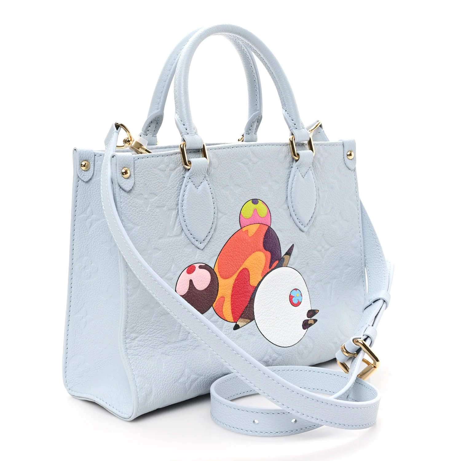 LV X TM Empreinte Monogram Onthego PM Washed Blue - Top Club