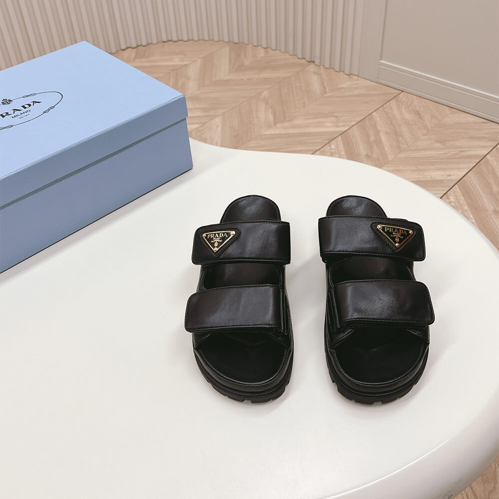 PRADA Nappa leather slides - Top Club