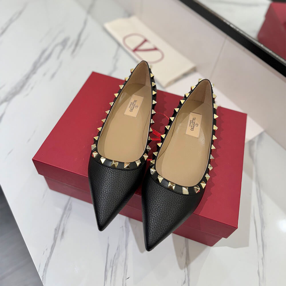 VALENTINO ROCKSTUD BALLET FLAT - Top Club