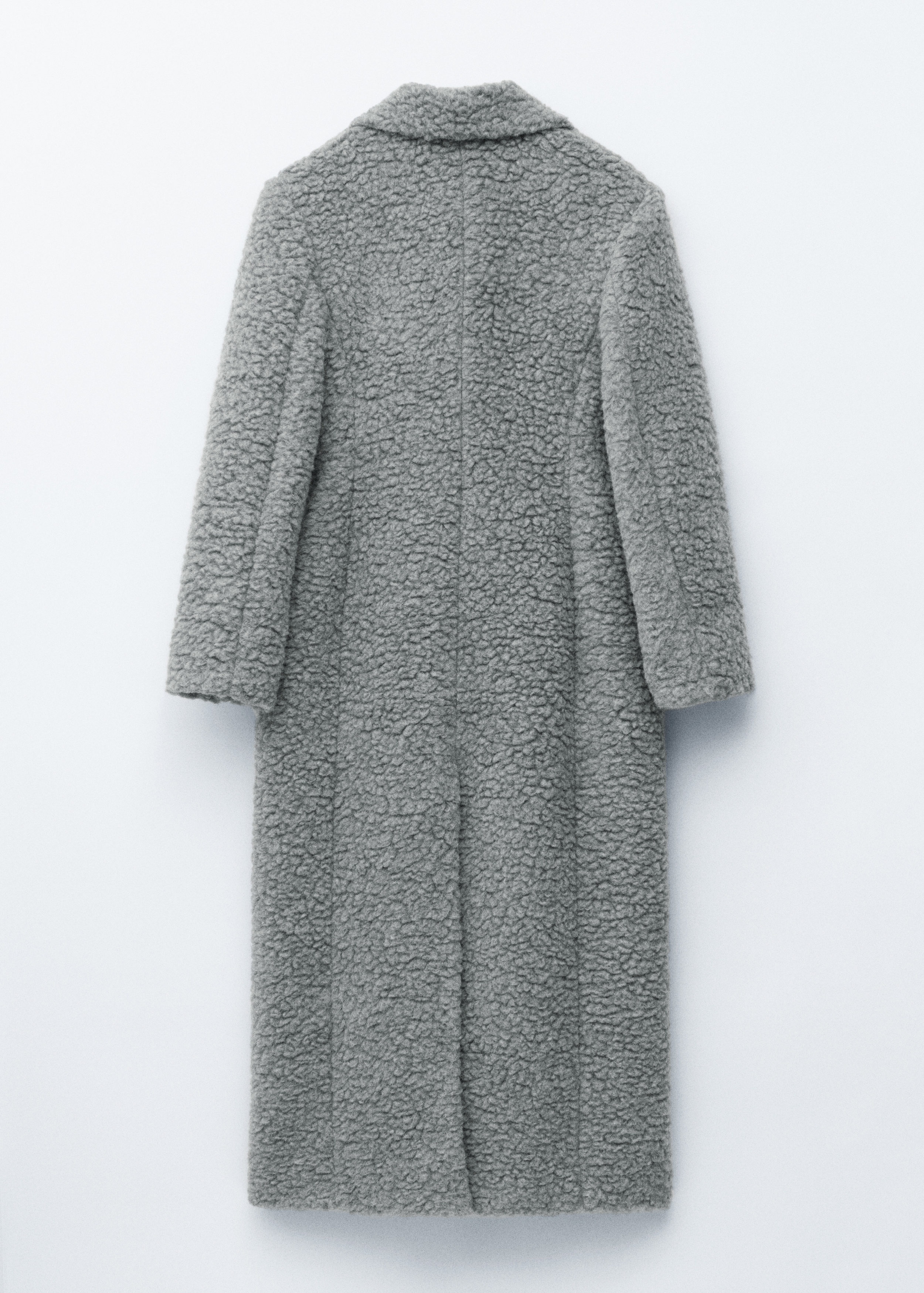 & Other Stories WOOL SHEARLING MAXI COAT
