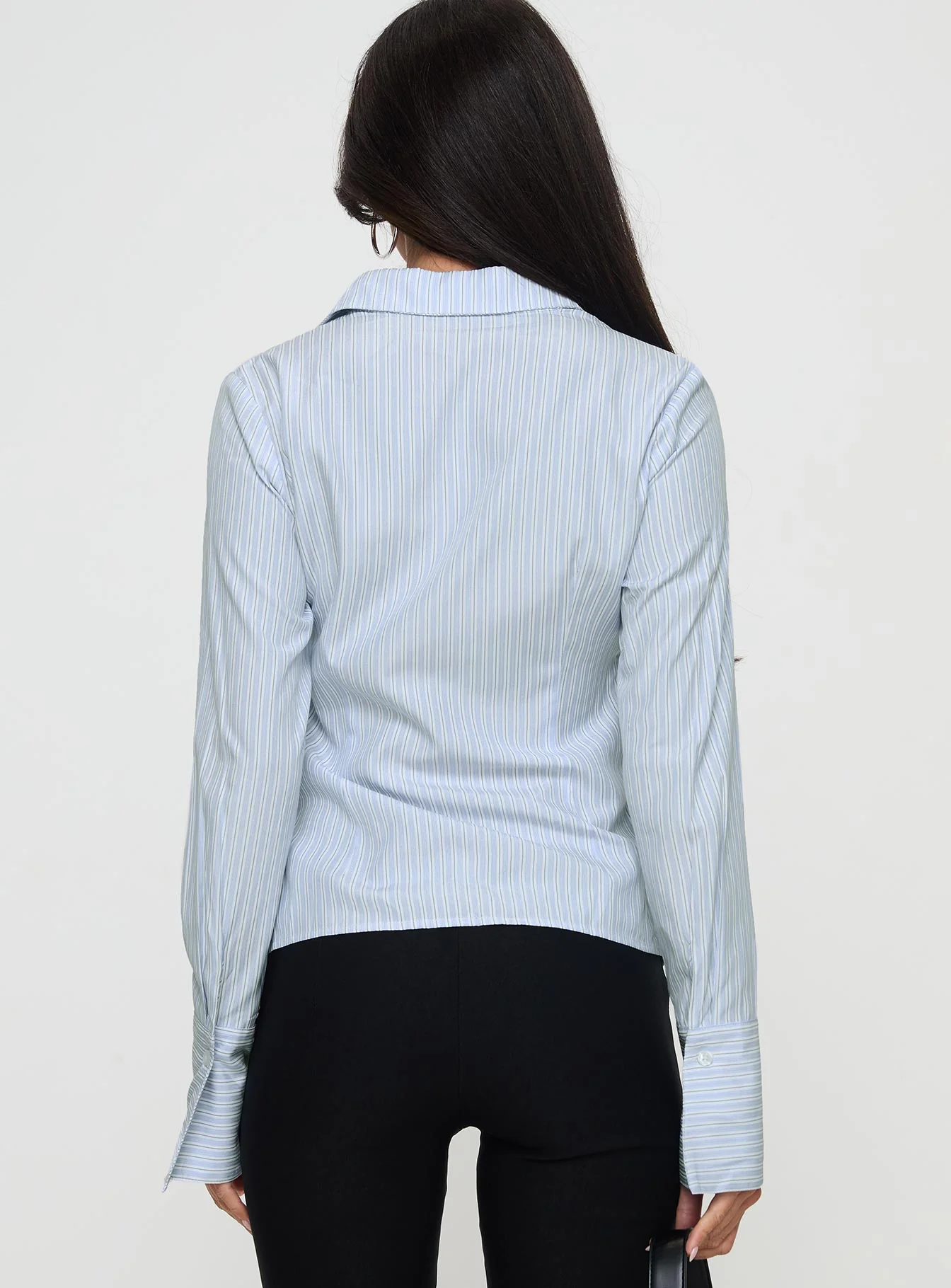 Rush Hour Long Sleeve Top Blue Stripe
