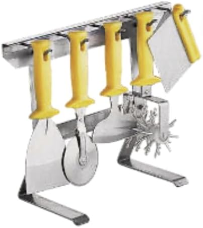 Completo minuteria con 5 attrezzi da banco inox