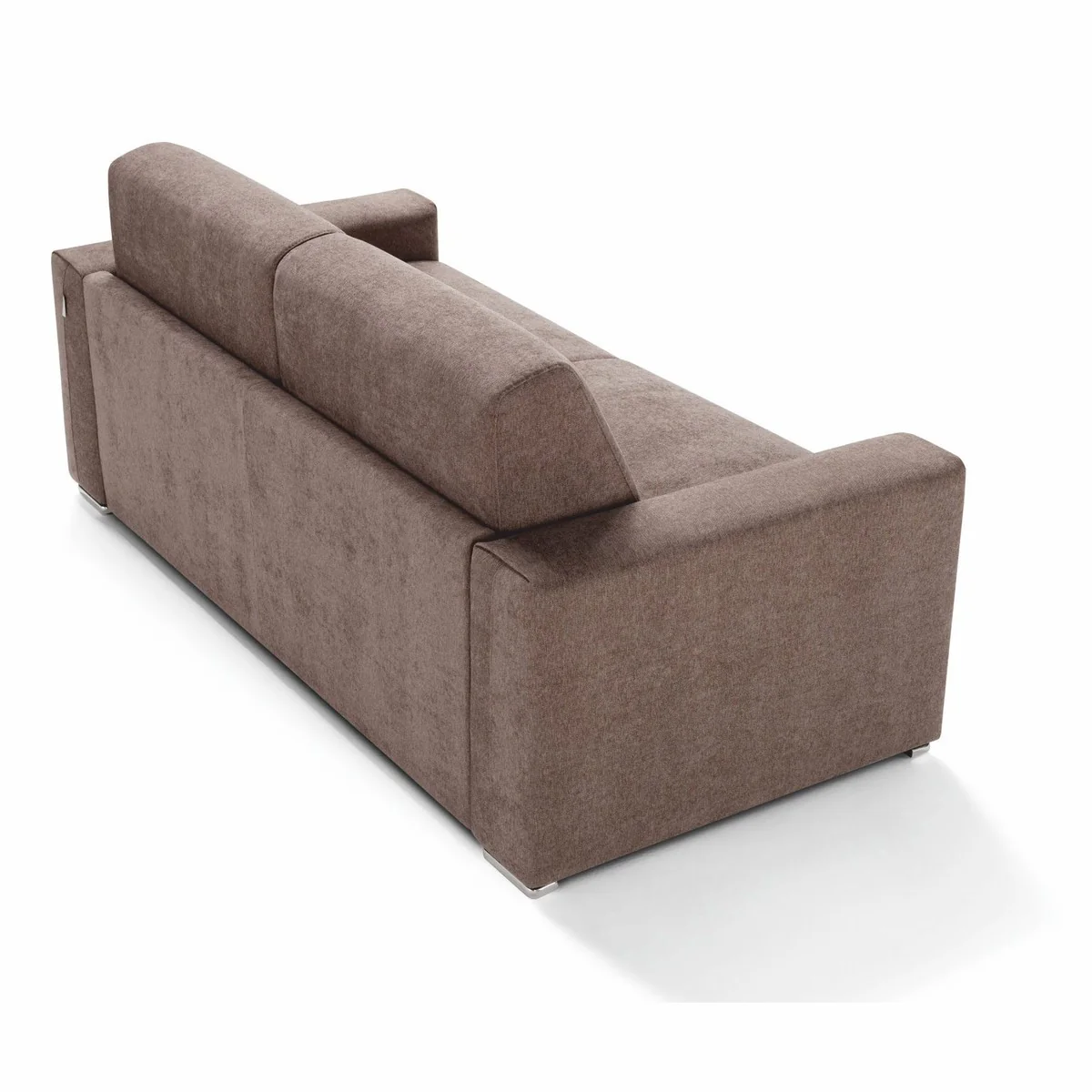 Baroque armchair King silver/silver leather look