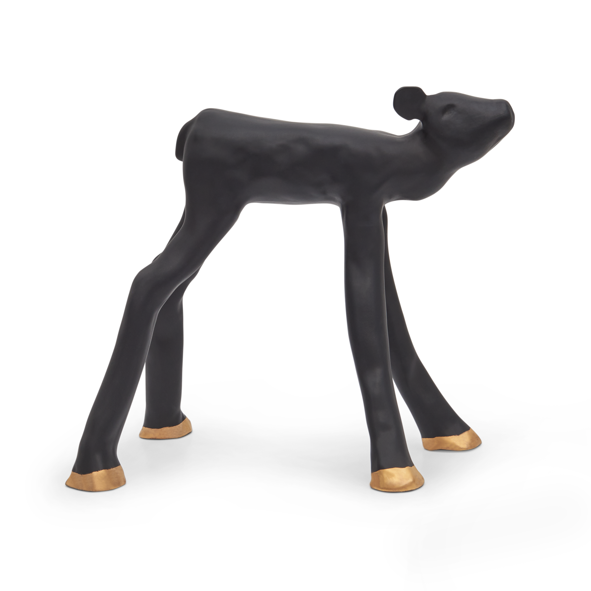 Loods 5 Kunst keramiek Kalfje Juul Holy Black