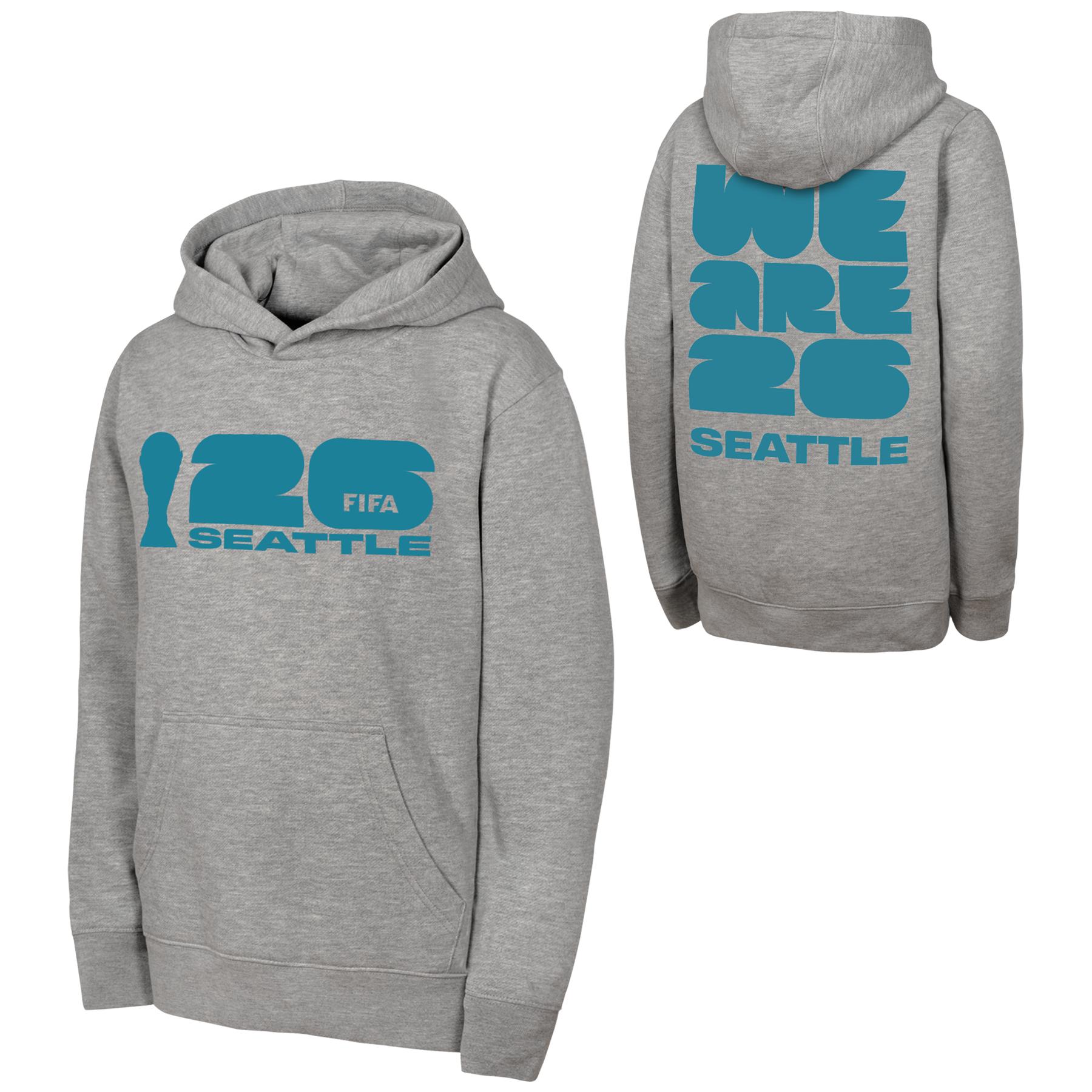 2026 World Cup Seattle Grey Hoodie - Unisex
