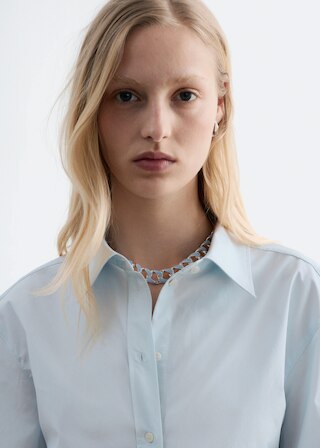 & Other Stories TAPERED COTTON SHIRT